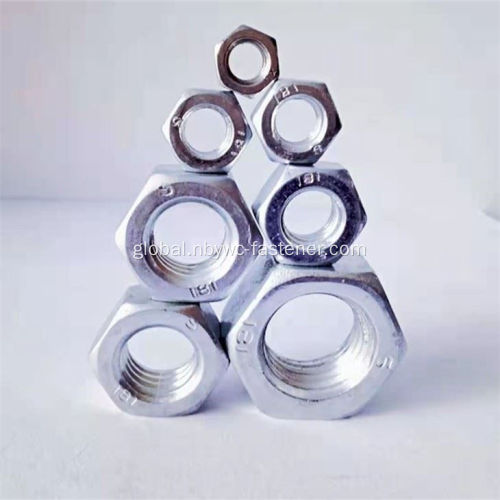 Allen Key Nut M10 HEX NUT HOT DIP GALVANIZED Manufactory